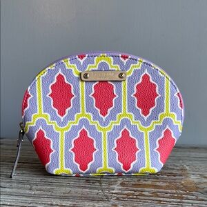 Kate Spade Red and Yellow Patterned Women's Cosmetic Bag